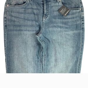 NWT Womens Eddie Bauer Boyfriend Jeans Plaid Flannel Lined Size 12P